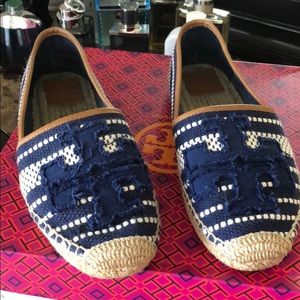Authentic Tory Burch espadrilles size 10